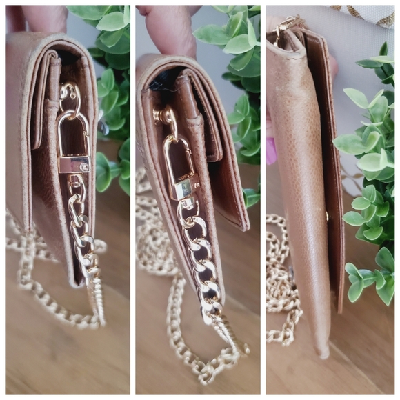 CHANEL WOC CC Wallet on a Chain / Crossbody Bag Upcycled Vintage Conversion Bag - Picture 14 of 16